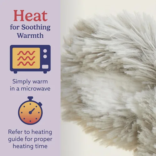 Miniatura 4 de warmies Animales de peluche con peso y aptos para microondas, ratón – Peluches calefactados para calidez y comodidad – Bonitos juguetes de felpa