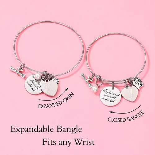 Miniatura 6 de M MOOHAM Graduation Gifts for Her 2023, High School College Graduation Gifts Inspirational Graduation Bracelet