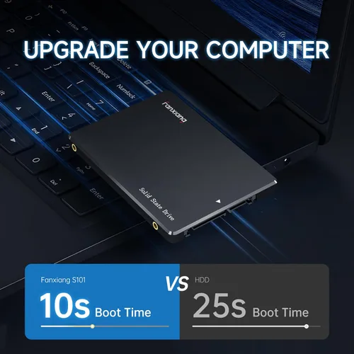 Miniatura 2 de Fanxiang S101 250 GB SSD SATA III - Unidad de estado sólido interna SSD SATA III de 6 Gb/s de 2,5 pulgadas, velocidad de lectura de hasta 550 MB/s
