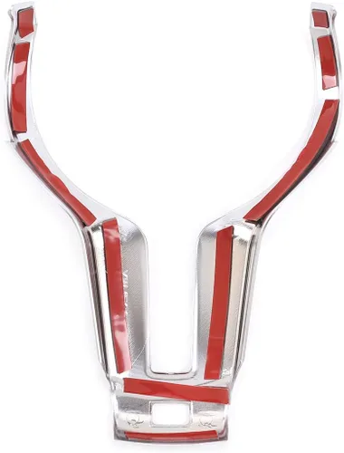 Miniatura 6 de Para BMW F20 F22 F21 F30 F32 F33 F36 F06 F12 F13 X5 F15 X6 F16 M-Sport ABS Cromo Plata Volante Recorte Accesorios de Coche