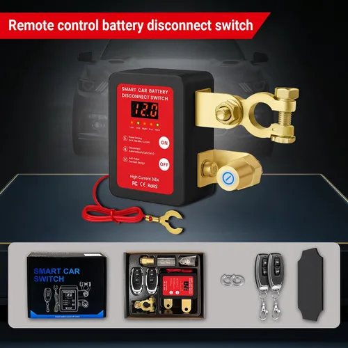 Miniatura 6 de Interruptor Inteligente de Desconexión de Batería de 12V con Control Remoto - Perfecto para Automóviles, Camiones, Casas Rodantes y Vehículos Todo