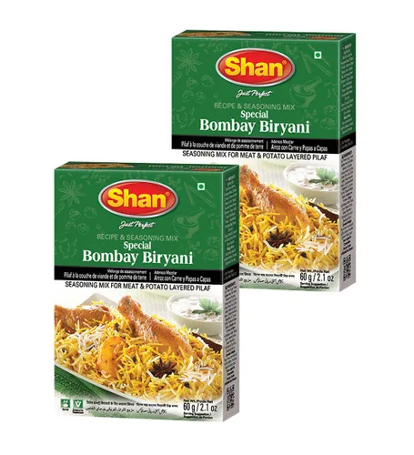 Miniatura 14 de Shan Korma Recipe and Seasoning Mix 1.76 oz (50g) - Spice Powder for Traditional Meat in Yogurt Sauce - Suitable for Vegetarians - Airtight Bag in a