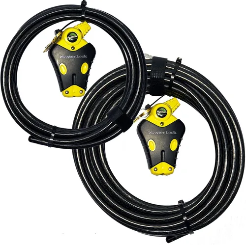 Miniatura 17 de Master Lock 8413 Python - Cerraduras de cable (Maestra)