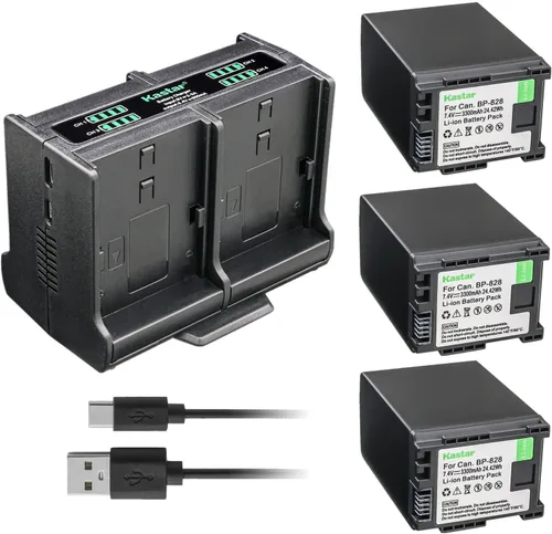 Miniatura 7 de Kastar Cargador de batería cuádruple compatible con Canon VIXIA HF G60, HF G70, VIXIA GX10, XF400 XF405 XA10 XA11 XA15 XA20 XA25 XA30 XA35 XA40 XA45