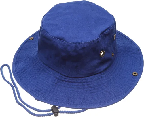 Miniatura 9 de Sombrero de cubeta para verano, para exteriores, para pescar, de safari, de caza, con correa ajustable
