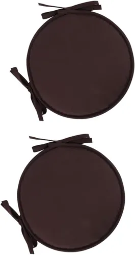 Homoyoyo 2 cojines redondos de oficina para exteriores, cojines de asiento para sillas de comedor, sillas redondas para exteriores, cojines para