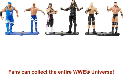 Miniatura 3 de Mattel WWE Championship Showdown - Juego de 2 figuras de acción y accesorios, serie #8 Angelo Dawkins vs Montez Ford Collectible, 6 pulgadas