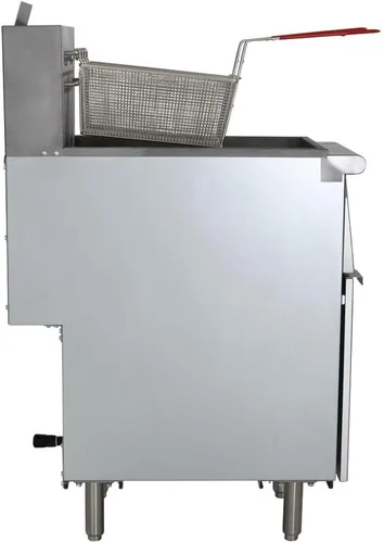 Miniatura 4 de Kratos Freidora comercial, tipo piso con tres quemadores y kit de manguera de gas incluido, propano líquido