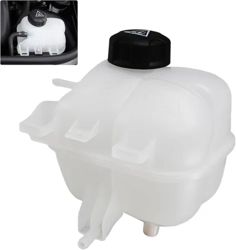 17137823626 Tanque de depósito de refrigerante de motor con tapa compatible con BMW 118i 318i i3 i3s i8 2014 - 2019, Mini Cooper Cooper Countryman