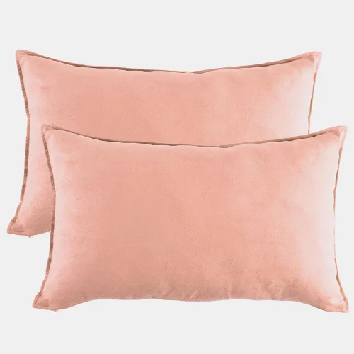 Miniatura 23 de Fancy Homi - Paquete de 2 fundas de almohada decorativas azul real de 14x14 pulgadas para sala de estar, sofá cama, sofá, decoración moderna bohemia
