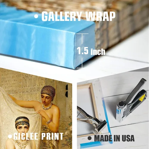 Miniatura 22 de A&T ARTWORK Campo de trigo con cipreses de Van Gogh Las reproducciones de arte clásico mundial, impresiones en lienzo giclée para decoración