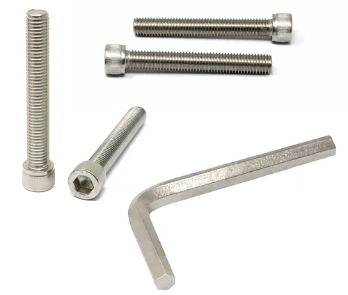 Miniatura 218 de iexcell 25 piezas M4 x 60/65/70/75/3.150 in paso de rosca 0.028 in acero inoxidable 304 cabeza hexagonal Tornillos Tornillos surtido Kit