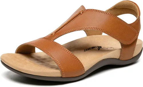 Miniatura 9 de Athlefit - Sandalias ortopédicas para mujer, sandalias de playa cómodas con soporte ortopédico para el arco del pie