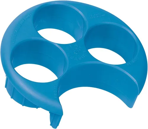 EZY DOSE Placas de control de porciones de medida de comida | Contenedor para bajar de peso o herramientas dietéticas | Azul | Productos de