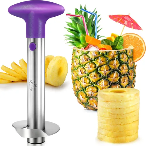 Miniatura 29 de Zulay Kitchen Herramienta Premium para Descorazonar Manzanas - Hojas Ultra Afiladas, de Acero Inoxidable, Serradas para Descorazonas Fáciles - Fácil