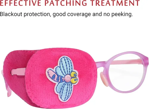Miniatura 4 de Astropic 2 parches oculares para niños Parche de ojos para niñas para gafas Parches médicos para los ojos para niños con ojo perezoso Parche