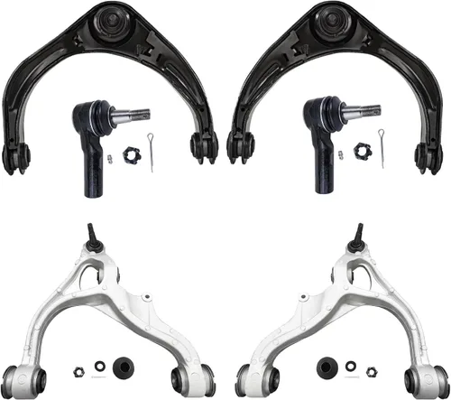 Miniatura 20 de Detroit Axle - Kit de brazos de control de extremo delantero 4WD para Ford 04-08 F-150, 06-08 Lincoln Mark LT, 4 extremos de barra de acoplamiento
