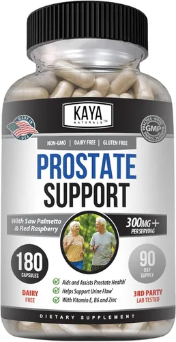 Miniatura 11 de Kaya Naturals Soporte de próstata Saw Palmetto, potente bloqueador de DHT para el crecimiento del cabello, promueve el sueño, reduce la micción