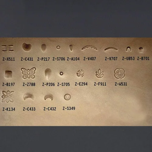 Miniatura 4 de Okared 20 piezas de herramientas de cuero para hacer sillín de trabajo, herramientas de manualidades, kits de sellos de cuero, herramientas