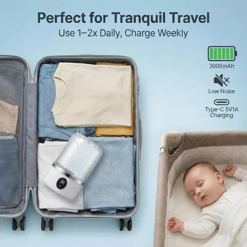 Miniatura 5 de Lavadora de ropa interior, mini lavadora portátil sin BPA para calcetines, ropa de bebé, pequeña taza de lavandería inalámbrica para viajes