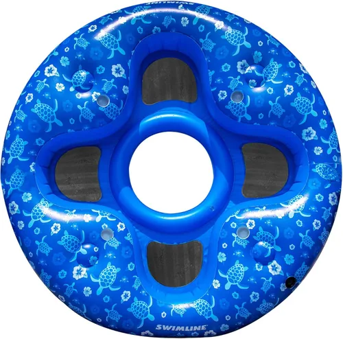 Swimline Tumbona tropical para 4 personas, color azul