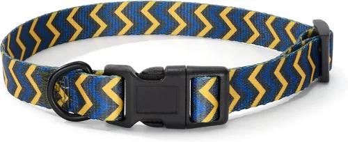 Miniatura 27 de Mile High Life Collar de nailon para cachorros con bonitos patrones, ligero, collar para niña y niño para perros pequeños, medianos y grandes