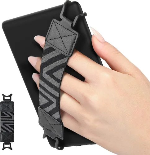 MoKo Correa de seguridad con agarre de mano para Kindle eReaders de 6-8" Fire Tablet, Kindle/Kobo/Voyaga/Lenovo/Sony E-Book Tablet, Correa de mano