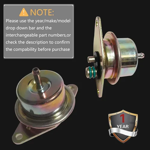 Miniatura 4 de Regulador de presión de inyección de combustible - 2.7BAR, reemplaza a PR162T, F4SE9C968AA, F4SZ9C968A, F4TZ9C968B, F5AZ9C968AA, ZZM113280
