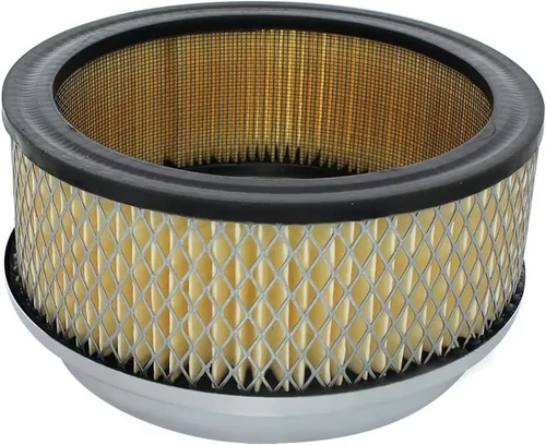 Miniatura 2 de United Pacific S1103 6-3/8 "Cromo Redondo Conjunto de Filtro de Aire (Estilo Domo)