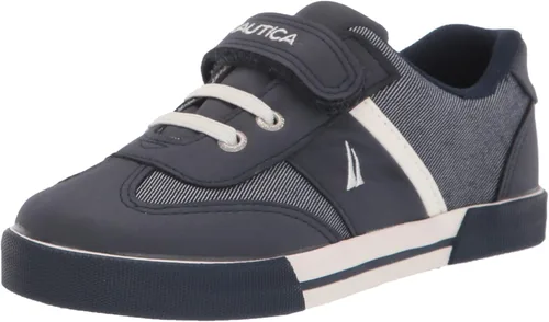 Nautica Zapatos deportivos para niños, con correa ajustable, correas elásticas, zapatos casuales para niños y niñas (bebéniño pequeño)