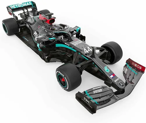 Miniatura 2 de ZMZ F1 - Auto de control remoto a escala 1:12, tamaño grande, F1, con licencia oficial de la serie RC Mercedes-AMG F1 W11 EQ, autos RC adecuados