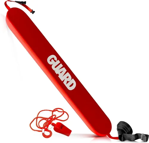 ASA TECHMED Tubo de rescate salvavidas para uso doméstico y comercial, ideal para salvavidas y piscina personal, incluye silbato a juego