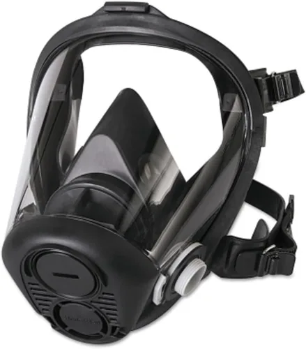 Honeywell North RU6500 Series Niosh - Respirador de silicona con pieza frontal completa, mediano (RU65001M)
