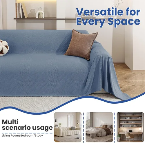 Miniatura 5 de Funda de sofá para perros, de 78 x 91 pulgadas, fundas para silla de gran tamaño, lavables, funda para sofá modular para mascotas para sofá de 1