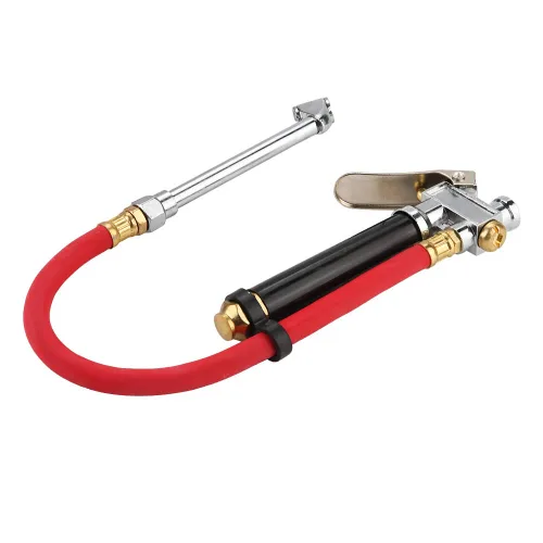 Miniatura 4 de Inflador de neumáticos, llenador de presión de coche de mano con doble medidor de mandril para vehículos, herramienta portátil para manguera