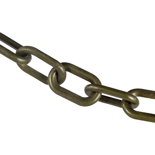 Miniatura 9 de Mr. Chain - Cadena de barrera de plástico, color Army Tan, diámetro de eslabón de 2 pulgadas, longitud de 25 pies (50055-25)