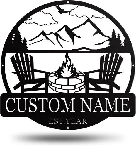 Miniatura 13 de Letrero de metal personalizado impreso en UV - Letreros de metal personalizados para exteriores con texto, foto y logotipo - Letrero personalizado