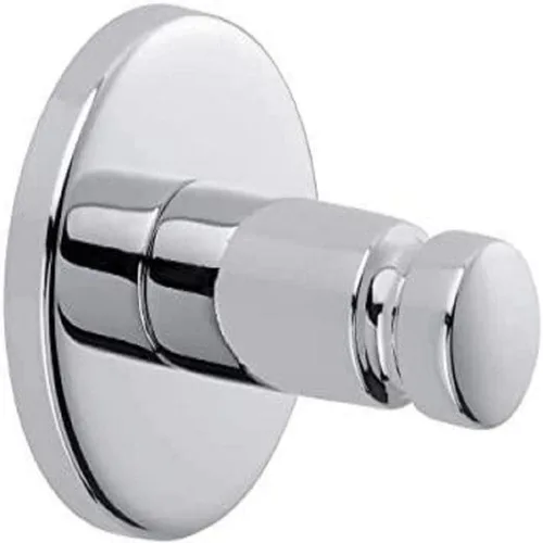 Miniatura 19 de tesa SMOOZ - Portarrollos de papel higiénico de metal cromado sin tapa para baños e inodoros de invitados, incluye solución de pegamento extraíble