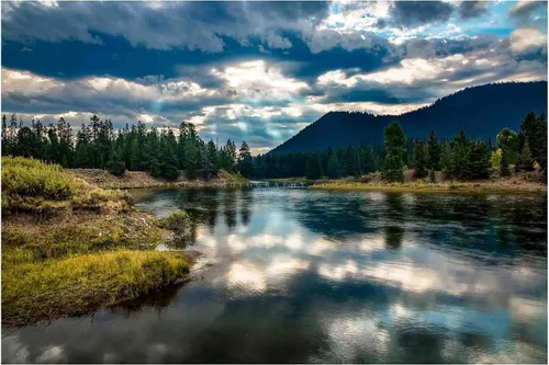 Rocky Mountain Photography Print (Not Framed) Picture of Peaceful Morning Along Snake River in Grand Teton National Park Wyoming Nature Wall Art