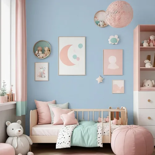 Miniatura 3 de Abyssaly Papel Tapiz Azul Papel Tapiz Azul Despegar y Pegar Papel Tapiz Removible Decorativo Despegar y Pegar Papel de Pared Autoadhesivo Papel