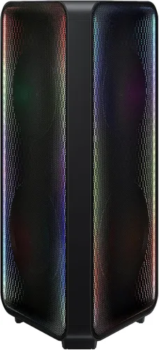 Miniatura 9 de Torre de sonido Samsung MX-ST50B de alta potencia, altavoz de pie de 240W, sonido bidireccional, batería incorporada, resistente al agua IPX5, Party