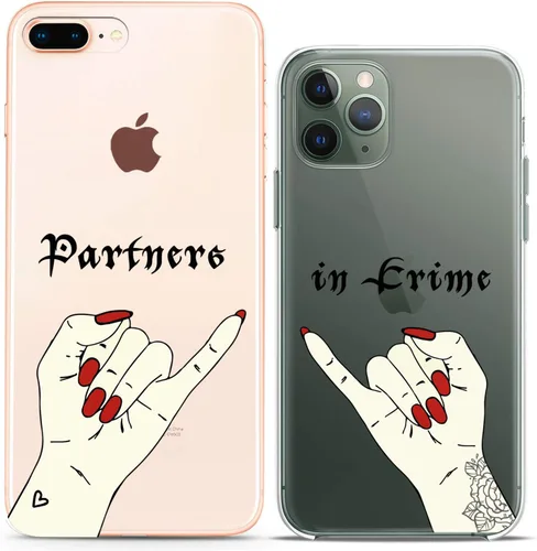 Miniatura 11 de Fundas a juego para parejas compatibles con iPhone 16 15 14 13 12 11 Pro Max Mini Xs X 6s 8 Plus 7+ Xr 10 SE 5 Doxie Dog Paw Pattern Cute Art Mate
