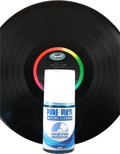 Miniatura 2 de Collector Protector Solución de limpieza de discos de alta calidad: limpiador de discos de vinilo líquido de 6.7 onzas y paño de microfibra