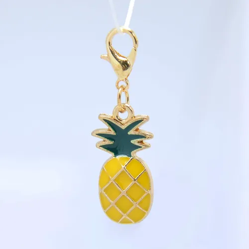 Miniatura 2 de Paialco Dije de fruta de piña esmaltado