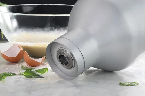 Miniatura 6 de New Star Foodservice Dispensador de masa de panqueques de aluminio comercial con soporte, dispensador de masa de control de porciones
