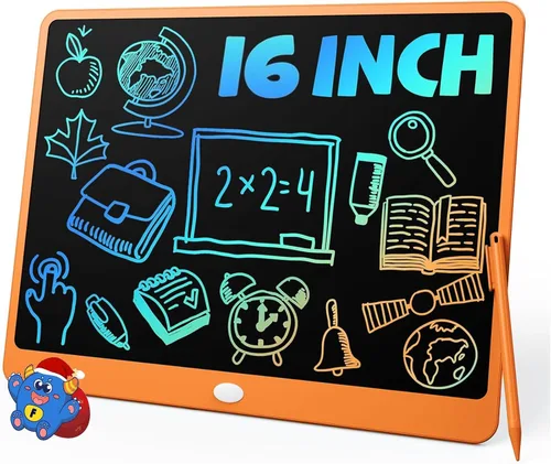 Miniatura 14 de TEKFUN - Tableta de escritura LCD para niños, ideas de regalos para adolescentes y niños, juguetes educativos para niños de 8, 7, 6, 5, 4, 3 años