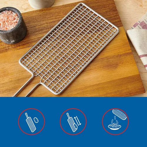 Miniatura 4 de Küchenprofi Trituradora rallador de mano de acero inoxidable para patatas zanahorias y más 0 plata