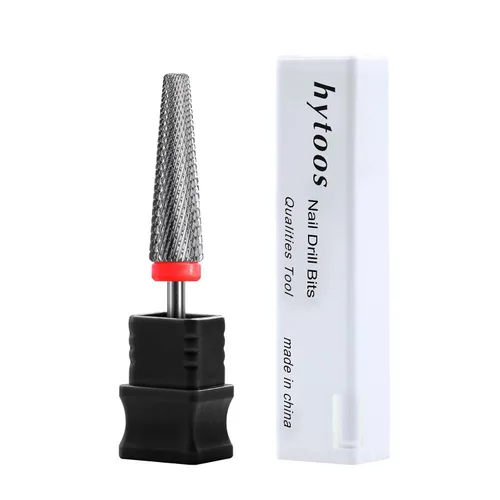 Miniatura 8 de 24mm Super Largo 5 en 1 Brocas de taladro para uñas, Broca cónica cruzada de carburo, Brocas de taladro de rotación bidireccional de 3/32