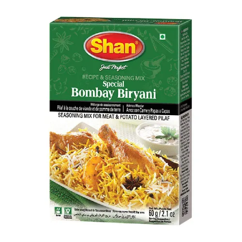 Miniatura 256 de Shan Korma Recipe and Seasoning Mix 1.76 oz (50g) - Spice Powder for Traditional Meat in Yogurt Sauce - Suitable for Vegetarians - Airtight Bag in a