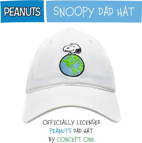 Miniatura 2 de Peanuts Snoopy Dad Hat, Adult Baseball Cap with Curved Brim